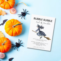 🧹🌙 Aquarell-Hexe Gruselige Halloween-Party