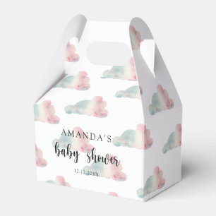 Aquarell-Himmel - Babyparty Geschenkschachtel