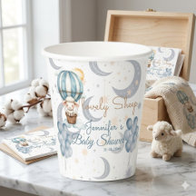 Aquarell Himmelsschafe & Luftballons Babyparty
