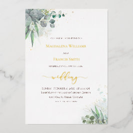 Aquarell Hochzeitspazierweg Einladung