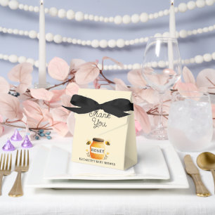Aquarell-Honig & Bienen-Baby-Party Gelb Geschenkschachtel