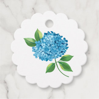 Aquarell Hortensie Geschenkanhänger