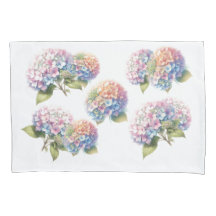 Aquarell-Hortensien-Blumenmuster 