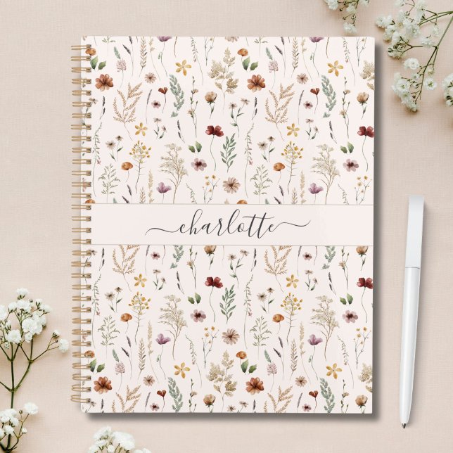 Aquarell hübsche Wildblumen Blumenmuster  Planer (Von Creator hochgeladen)