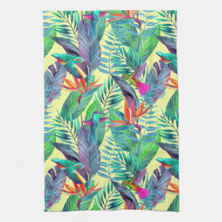 Aquarell Humminbirds im Dschungel Handtuch
