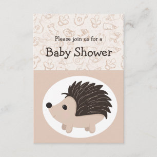 Aquarell Igel Tierbabydusche Fun PARTY Einladung