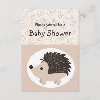 Aquarell Igel Tierbabydusche Fun PARTY Einladung