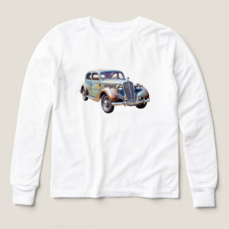 Aquarell-Illustration eines klassischen Oldtimers
