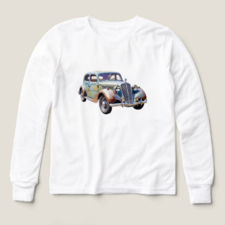 Aquarell-Illustration eines klassischen Oldtimers