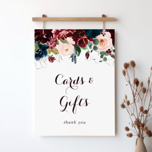 Aquarell-Illustrierte Herbstkarten und -Geschenke Poster