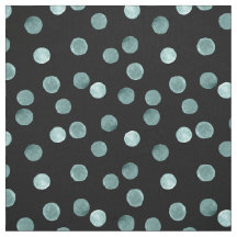 Aquarell In blauen Polka-Punkten .