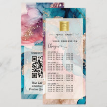 Aquarell-Iridescent-Roségold-Preisliste-Menü