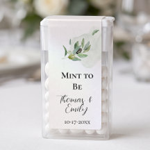 Aquarell Italienische Olive Hochzeit Mint to Be Ge