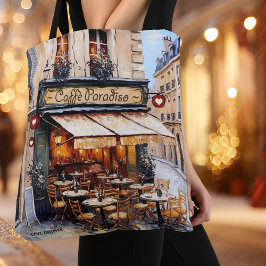 Aquarell Italienisches Café Kaffee Liebhaber