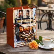 Aquarell-Italienisches-Café