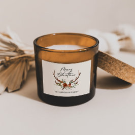 Aquarell Junggebliebene frohe Weihnachten Rechteckiger Aufkleber