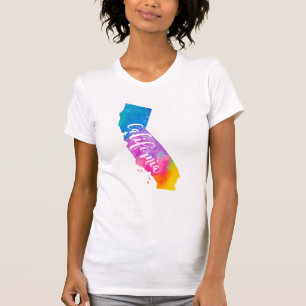 Aquarell Kalifornien T-Shirt