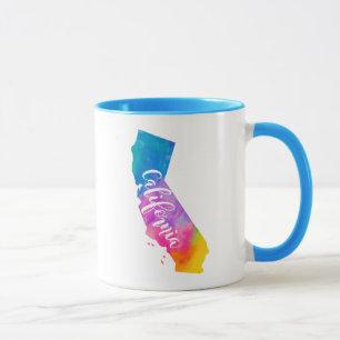 Aquarell Kalifornien Tasse