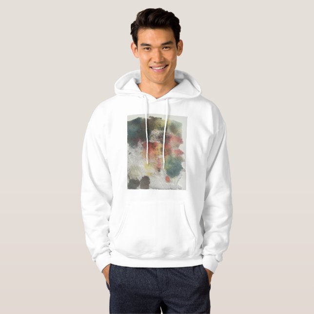 Aquarell-Kapuzenpullover Hoodie (Vorne ganz)