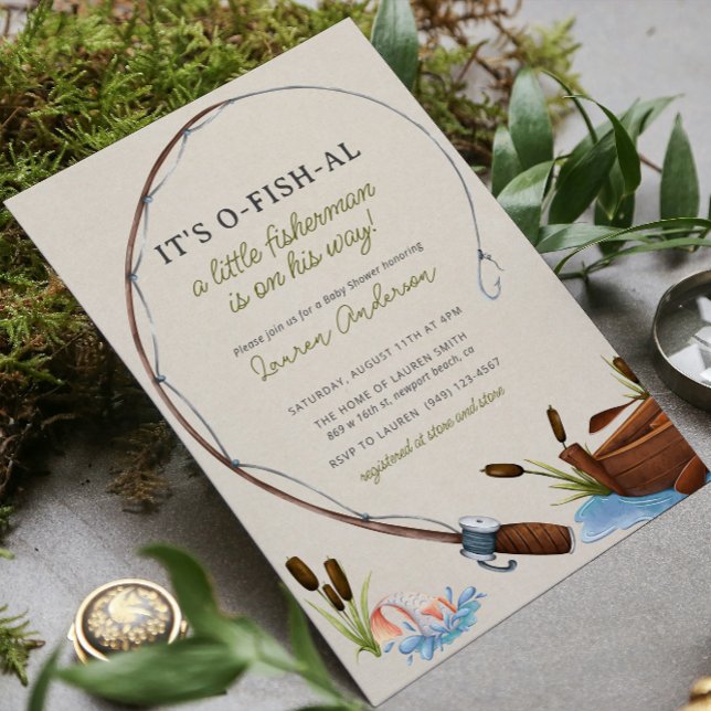 Aquarell Kinderdusche Einladung (Easily personalize this baby shower invitation with your details for a sweet celebration!)