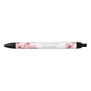 Aquarell-Kirschblüten Rosa Floral Kugelschreiber