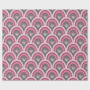 Aquarell-Klassiker Rosa Handgezeichnet Geschenkpapier