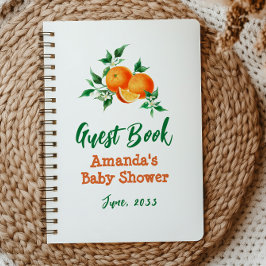 Aquarell Kleine Süsse Orange Baby Duschgel Notizbuch