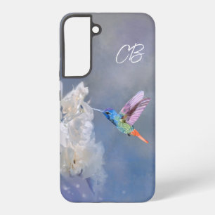 Aquarell-Kolibri-Garten-Vogel-Kunst Samsung Galaxy Hülle