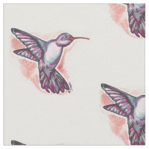Aquarell-Kolibri Stoff