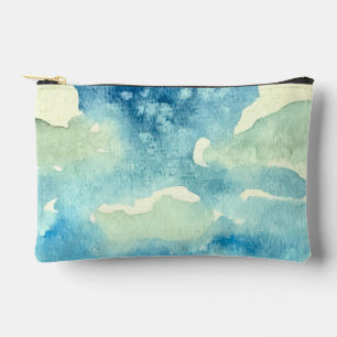 Aquarell-Kunst Wolken Zubehörtasche