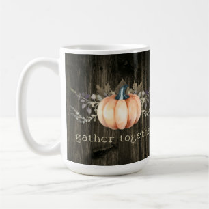 Aquarell-Kürbis Kaffeetasse