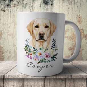 Aquarell-Labrador Retriever Kaffeetasse
