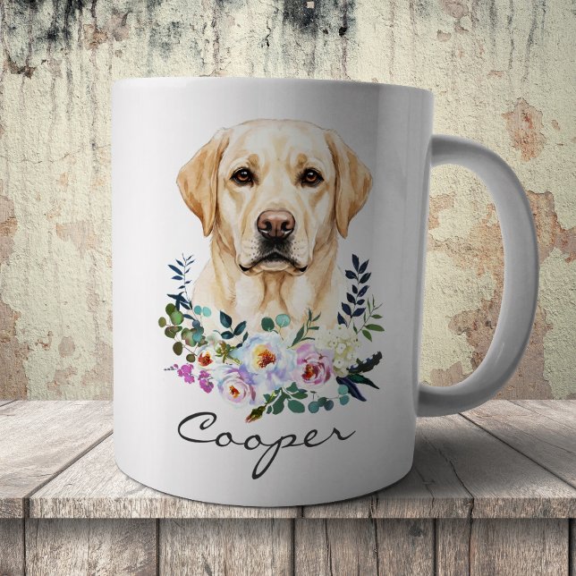 Aquarell-Labrador Retriever Kaffeetasse (Von Creator hochgeladen)