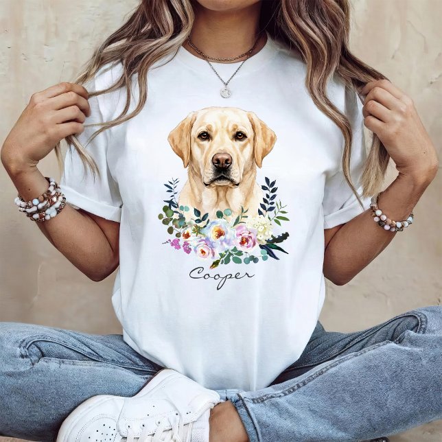 Aquarell-Labrador Retriever T-Shirt (Von Creator hochgeladen)