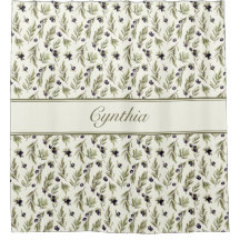 Aquarell-Land-Oliven-Muster-Monogramm-Name