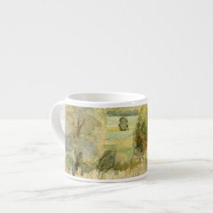 Aquarell-Landschaft Espressotasse