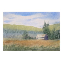 Aquarell-Landschaftsmalerei