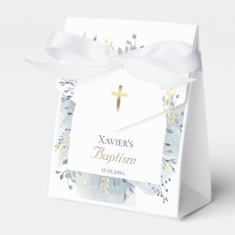 Aquarell-Laub Taufzeremonie Geschenkschachtel