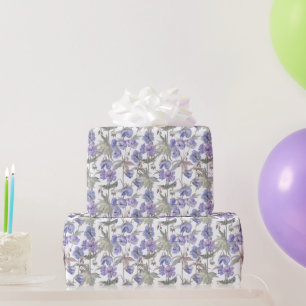 Aquarell-Lavendel-Blumen Geschenkpapier