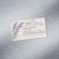 Aquarell-Lavendel und Holz-ätherisches Öl