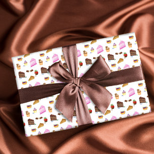 Aquarell leckere Desserts Geschenkpapier