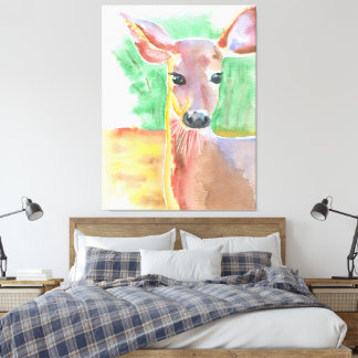 Aquarell Leinwanddruck