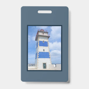 Aquarell-Leuchtturm Ausweis