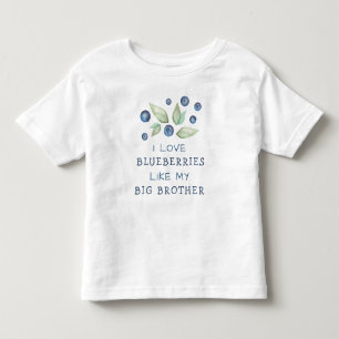 Aquarell-Liebe Blaubeeren Kleinkind T-shirt