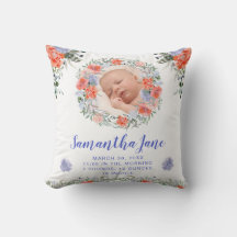 Aquarell Lila & Blush Blume Baby Phoio