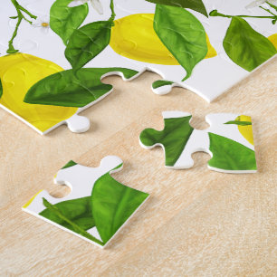 Aquarell-Limette Puzzle