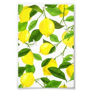 Aquarell-Limonelle Fotodruck