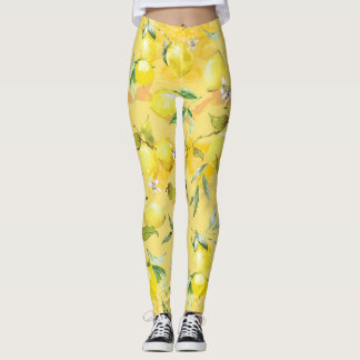 Aquarell-Limonelle IV Leggings