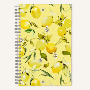 Aquarell-Limonen 16 Notizbuch