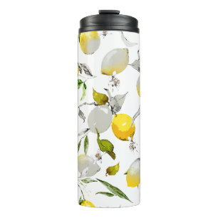 Aquarell-Limonen 21 Thermosbecher